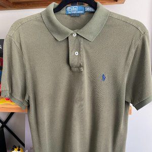 Polo Ralph Lauren Olive Slim Fit Short Sleeve - Sz.M